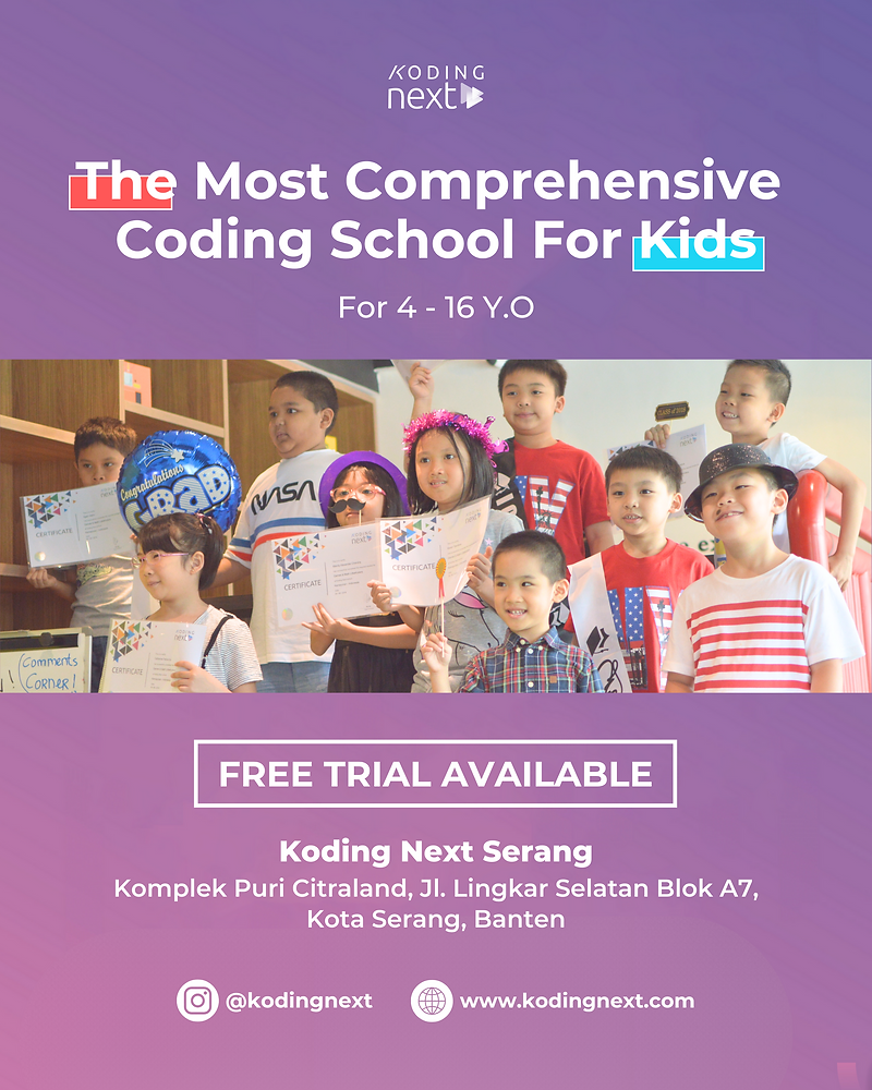 Koding Next Hadir di Serang! Daftar Trial Class Coding Sekarang