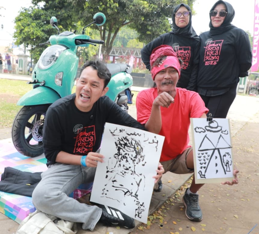 Agis Buka Jambore Sketsa Serang Sketchwalk, Dorong Kota Serang Lebih Hidup, Nyaman, dan Berkarakter